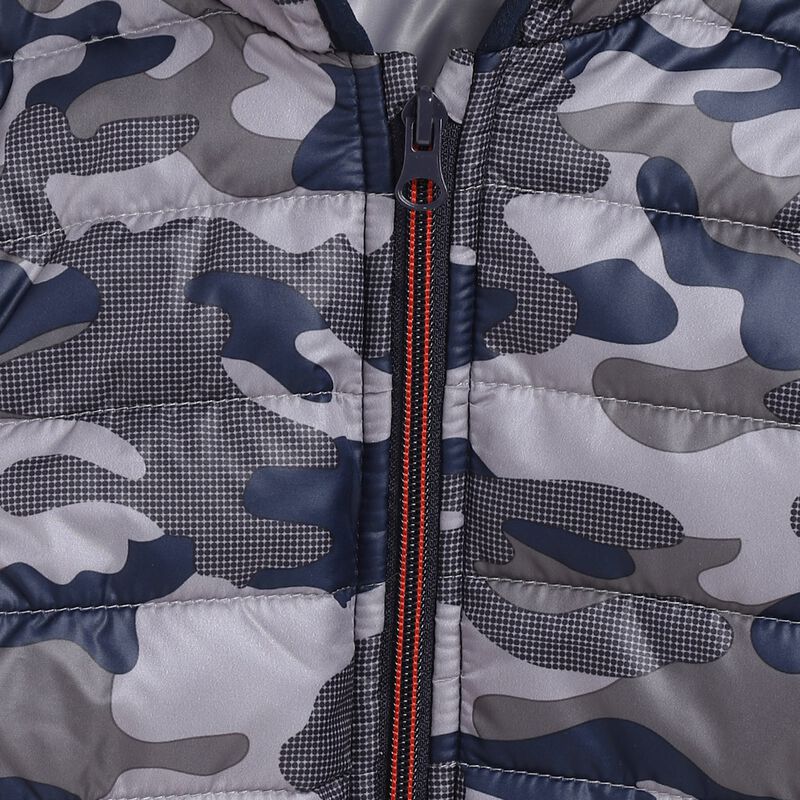 Jacket with Camouflage Print image number 3